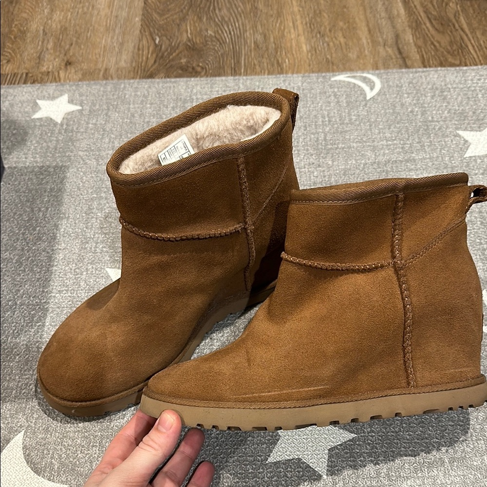 Brown Suede Ankle Boots
